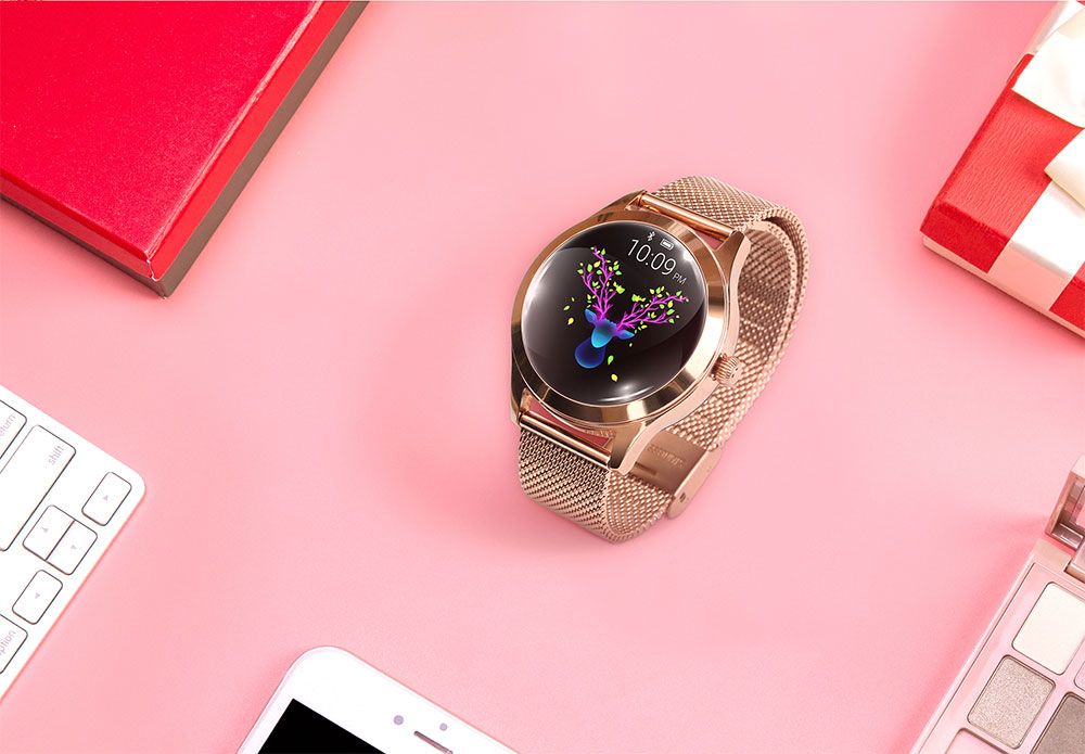 Women's Waterproof Touch Screen Smart Watch