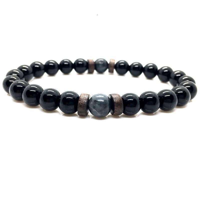 Men's Natural Moonstone Beaded Bracelets