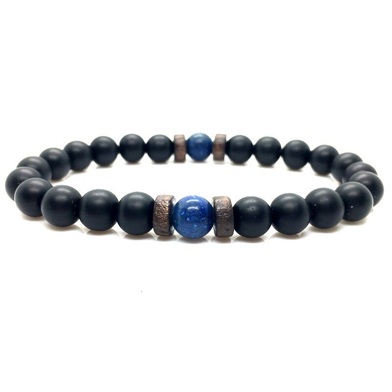 Men's Natural Moonstone Beaded Bracelets