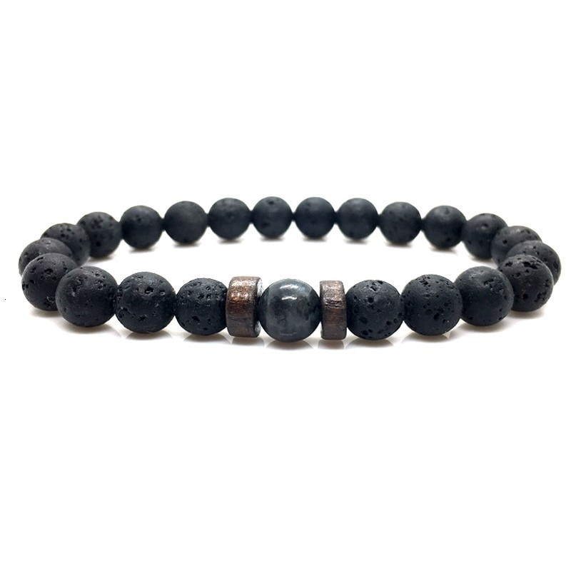 Men's Natural Moonstone Beaded Bracelets