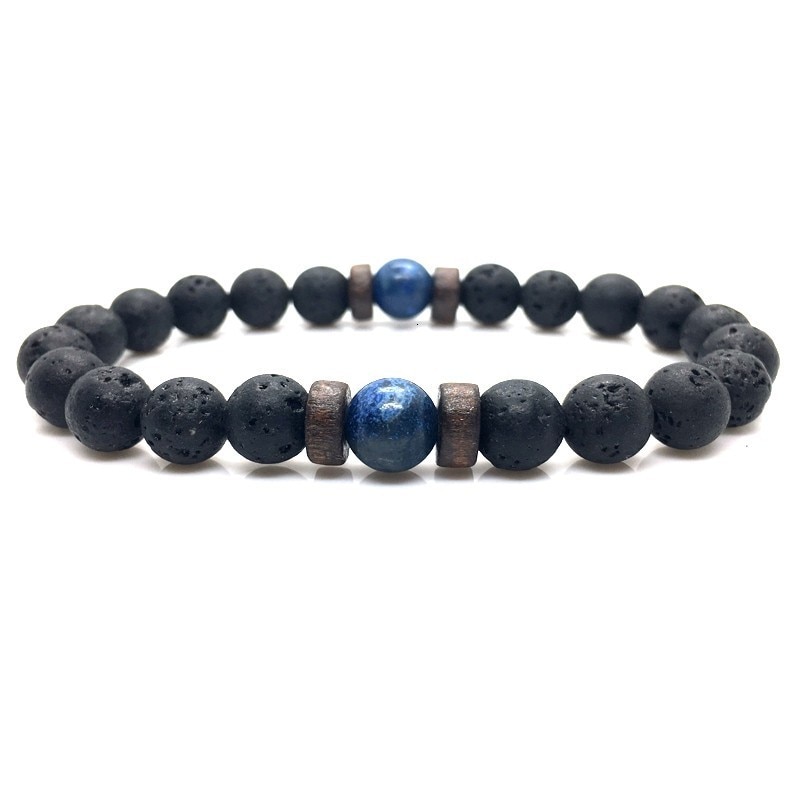Men's Natural Moonstone Beaded Bracelets