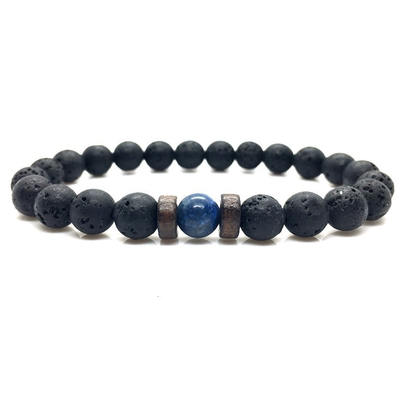 Men's Natural Moonstone Beaded Bracelets