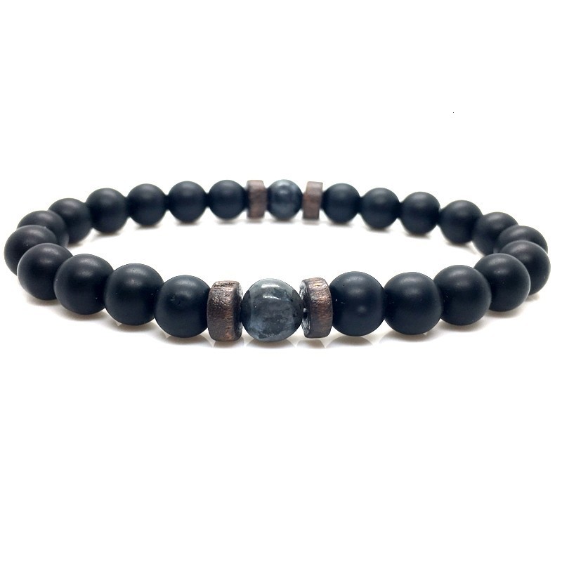 Men's Natural Moonstone Beaded Bracelets