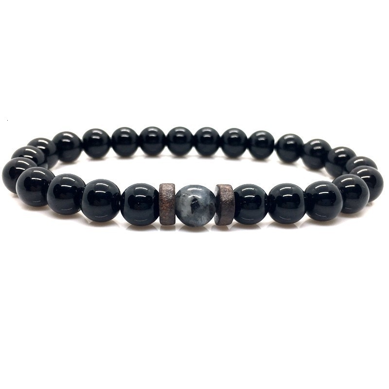 Men's Natural Moonstone Beaded Bracelets
