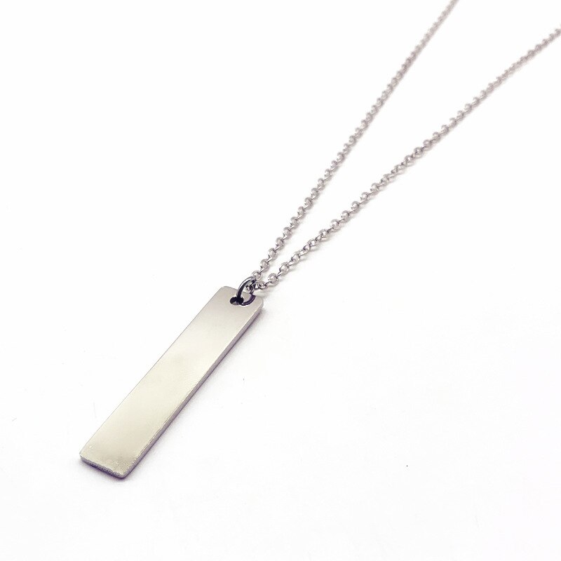 Black Rectangle Shaped Pendants for Men