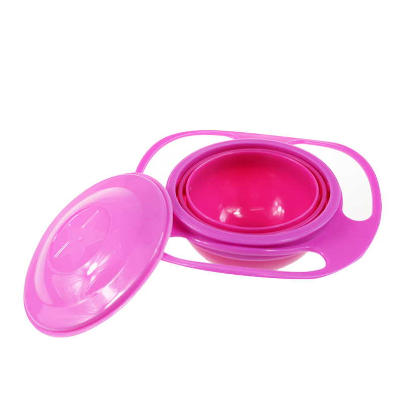 Baby's Rotating Plastic Bowl