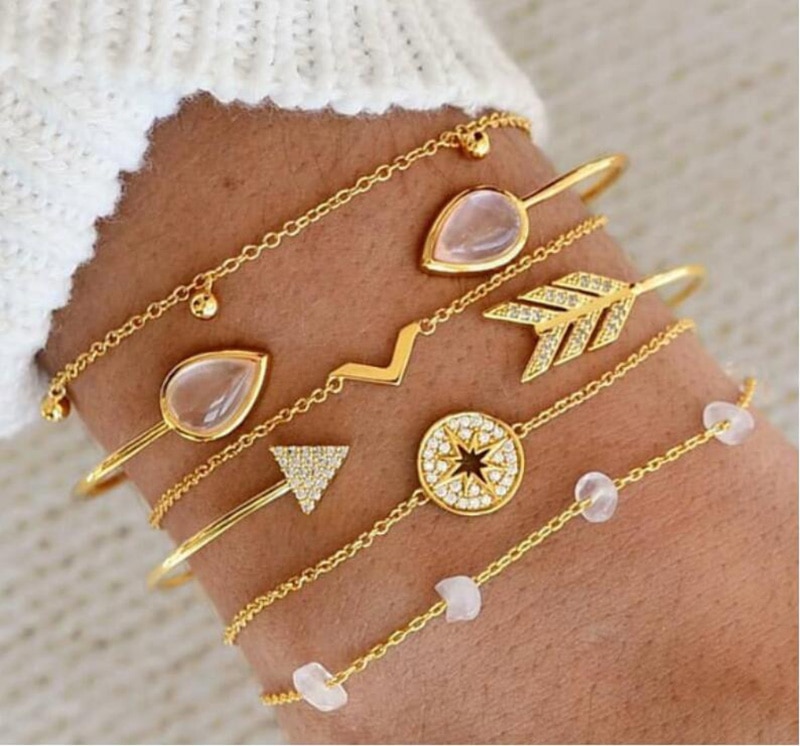 Women's Bohemian Style Bracelets Set