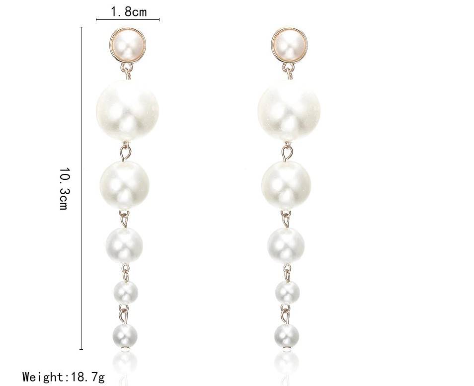 Women's Oversized Pearl Earrings