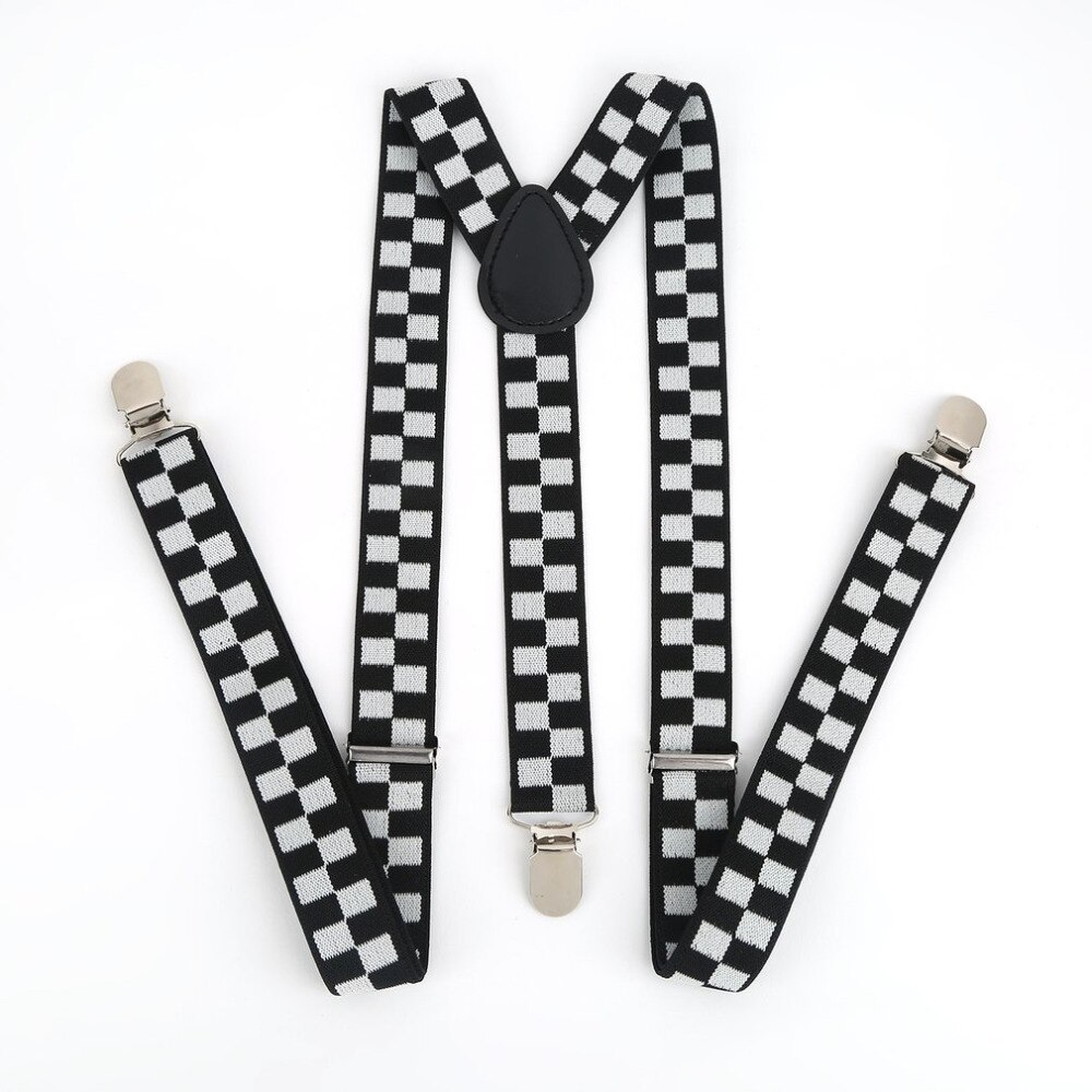 Men's Colorful Elastic Suspenders