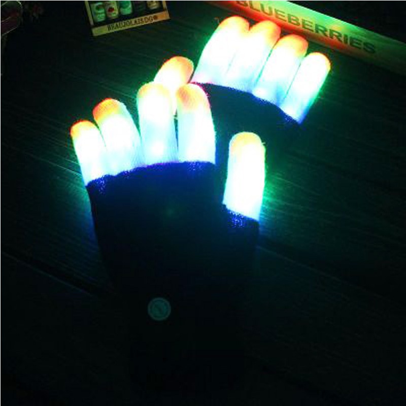 LED Flashing Gloves
