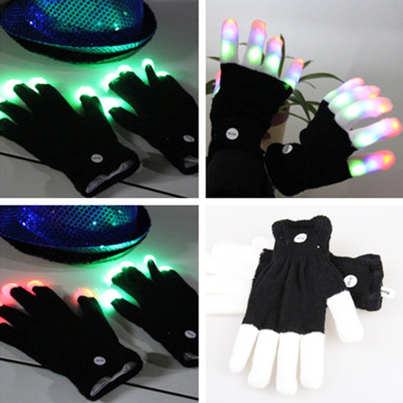 LED Flashing Gloves