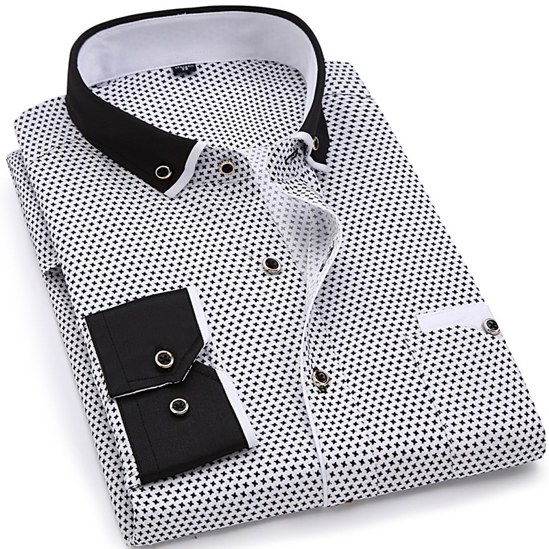 Fashion Casual Patterned Men’s Shirt