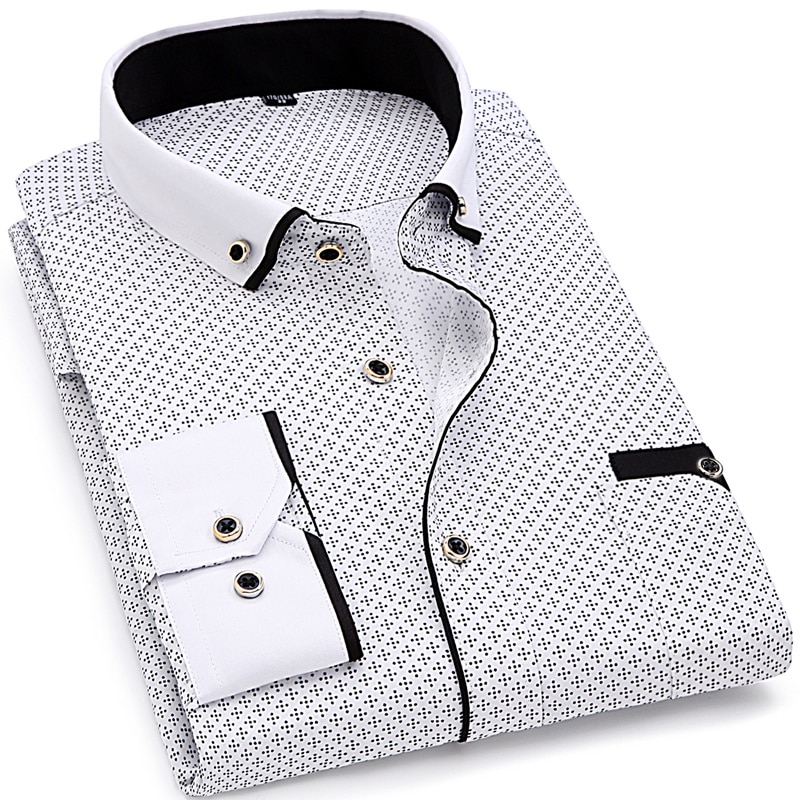 Fashion Casual Patterned Men’s Shirt