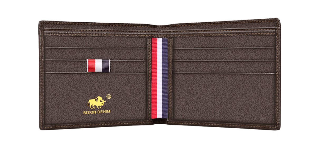 Men's Cow Leather Short Wallet