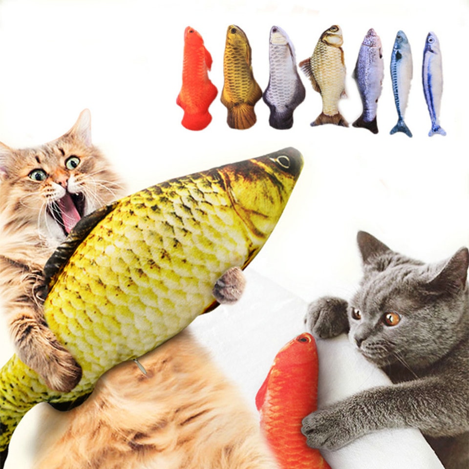 3D Catnip Fish Toy