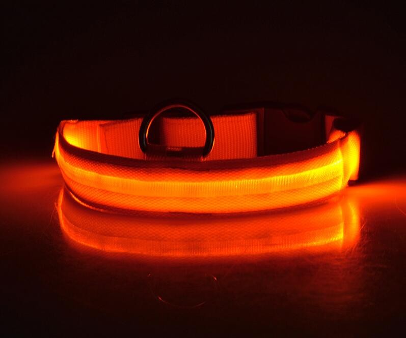 Dogs Nylon LED Collar