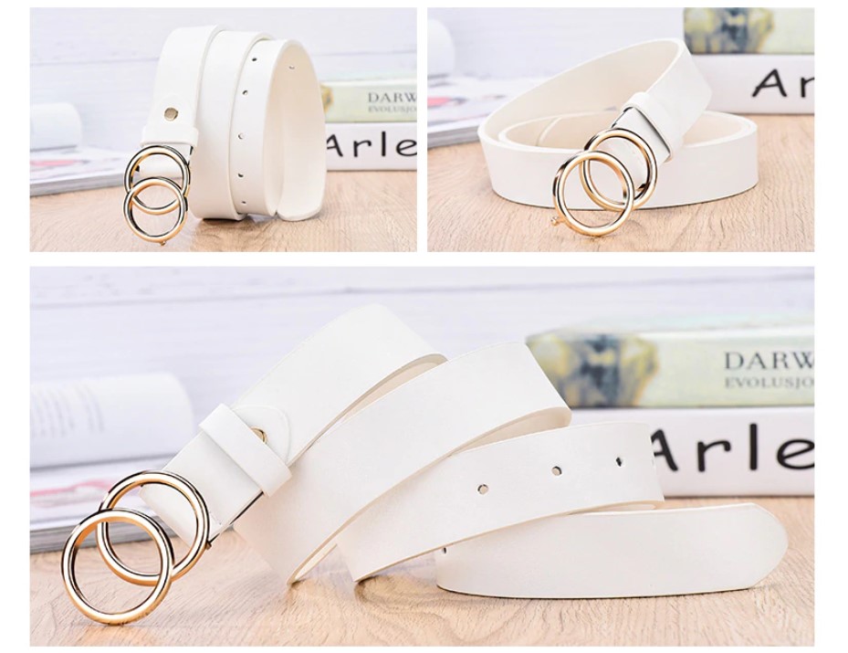Women's Double Hoop Belt
