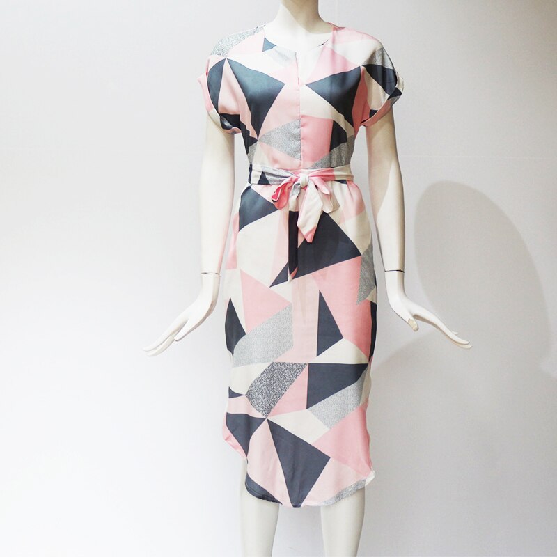 Women's V-Neck Floral Printed Dress