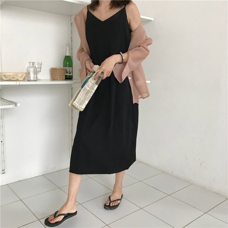 Women's Loose Sleeveless Maxi Dress