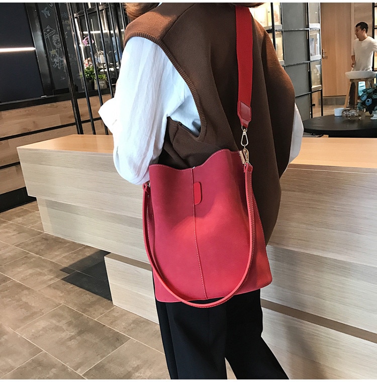 Women's Bucket Shoulder Bag