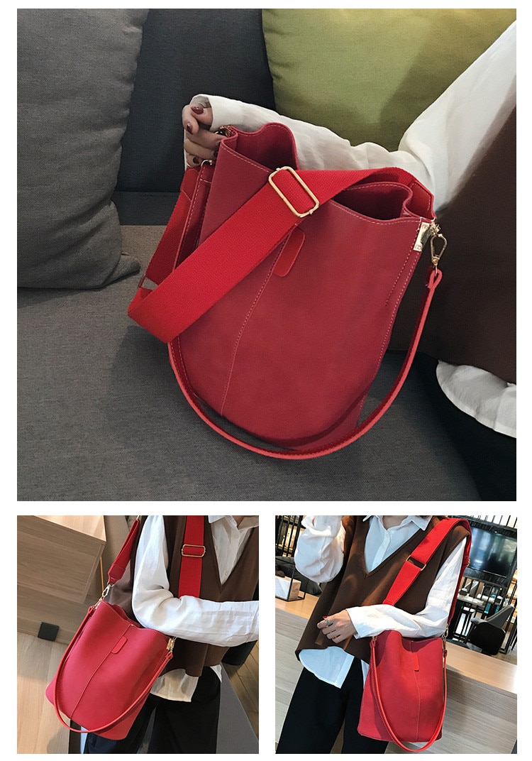 Women's Bucket Shoulder Bag