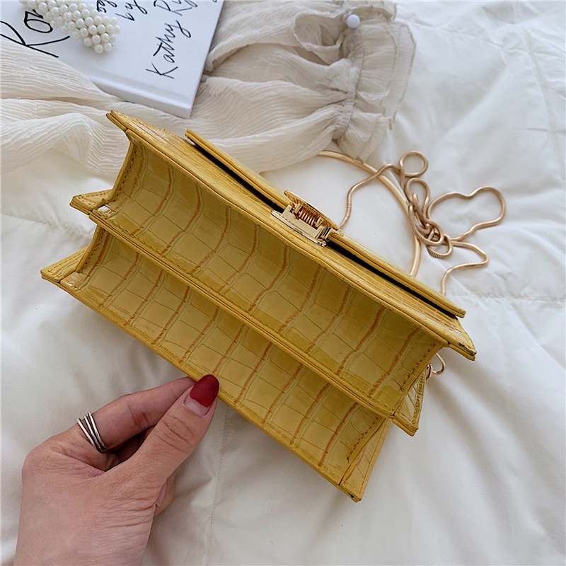 Stone Patterned Crossbody Bags for Women