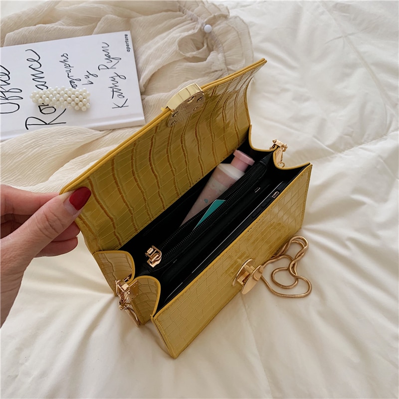 Stone Patterned Crossbody Bags for Women