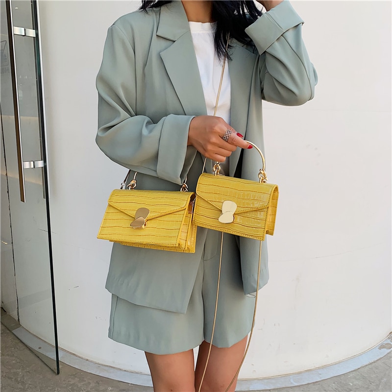 Stone Patterned Crossbody Bags for Women