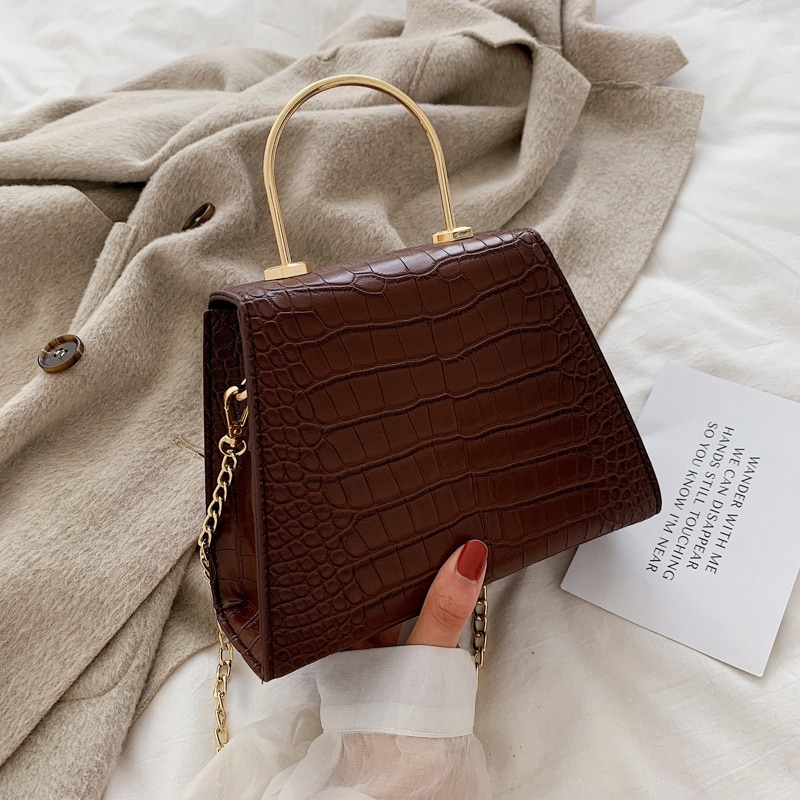 Stone Patterned Women's Crossbody Bags