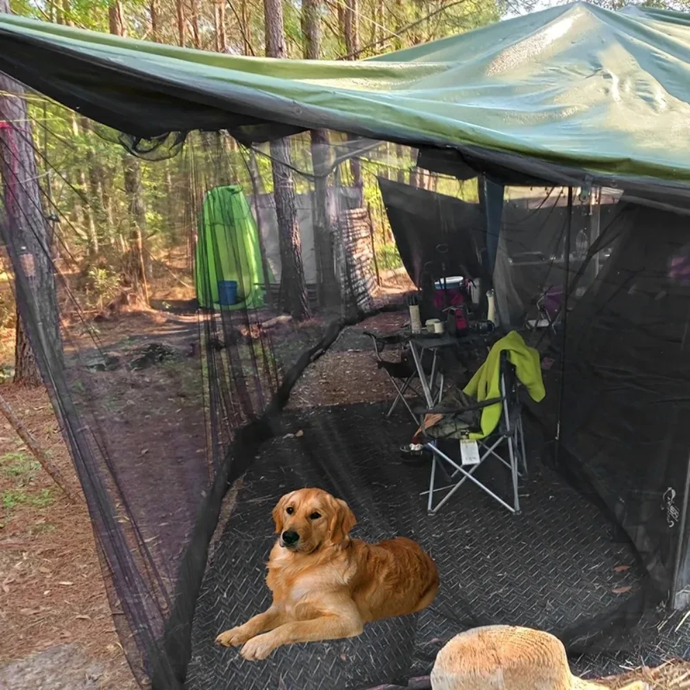 1PC Portable Outdoor Protection Net Indoor Mosquito Net, Camping Patio Gazebo Anti-Mosquito Insect Proof Mesh Shelter for Garden