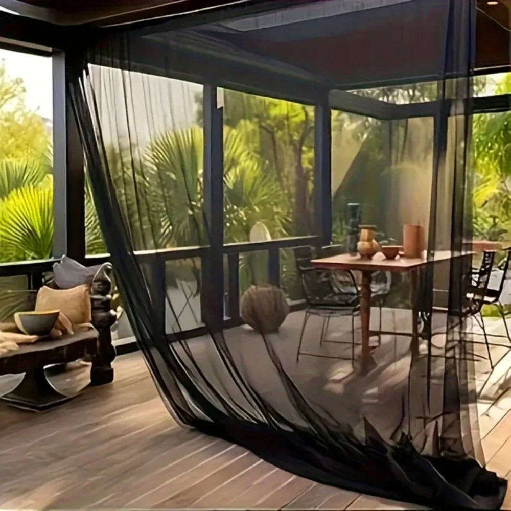 1PC Portable Outdoor Protection Net Indoor Mosquito Net, Camping Patio Gazebo Anti-Mosquito Insect Proof Mesh Shelter for Garden