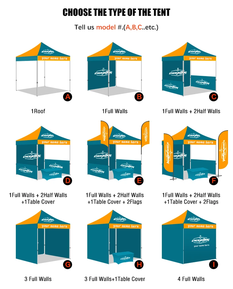 Custom LOGO Printed Outdoor Trade Show Tent Automotive Targeted Exhibition Event Marquee Canopy Quick Pop Up Tent