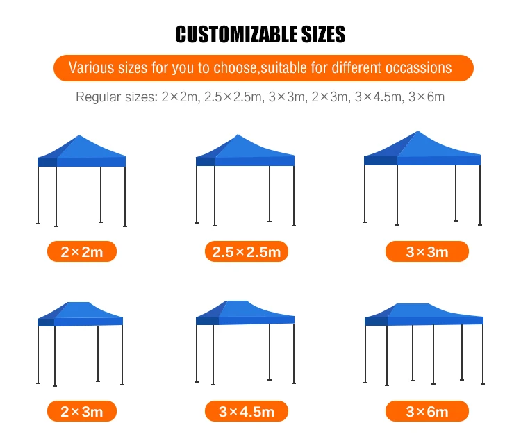 Custom LOGO Printed Outdoor Trade Show Tent Automotive Targeted Exhibition Event Marquee Canopy Quick Pop Up Tent